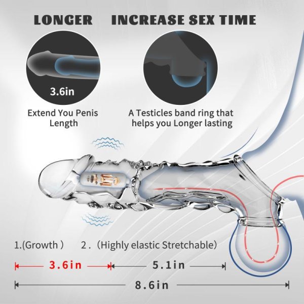 (image for) Penis Extension Vibrating Sleeve