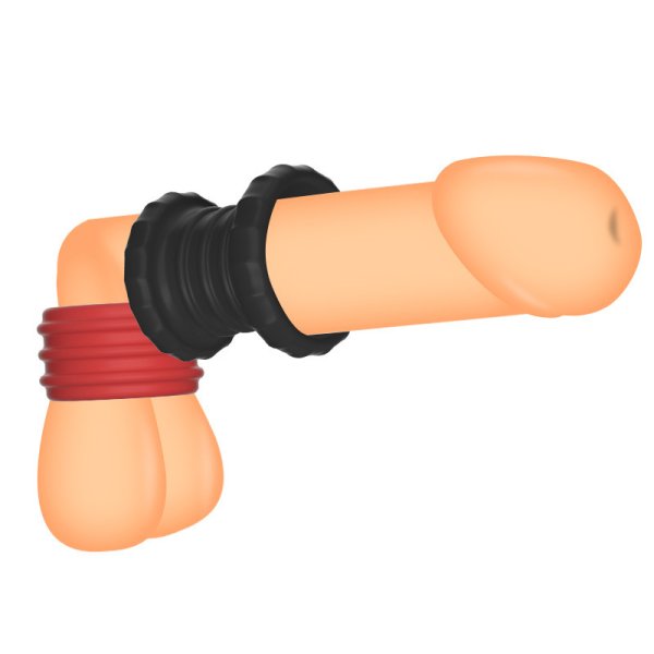 (image for) Male Scrotum Testicle Squeeze Rings