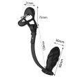 (image for) Cock & Ball Ring With Thread Anal Plug