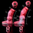 (image for) Flame Lifelike Penis Sleeve - D