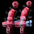 (image for) Squirting Flame Lifelike Penis Sleeve - D