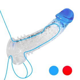 Penis Enlargement Sleeve with Elastic Ball Band