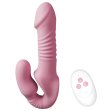 (image for) Telescopic Double Penis Head Dildo Vibrator