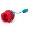 (image for) Big Mouth 3in1 Rose Shaped Thrusting Vibrator