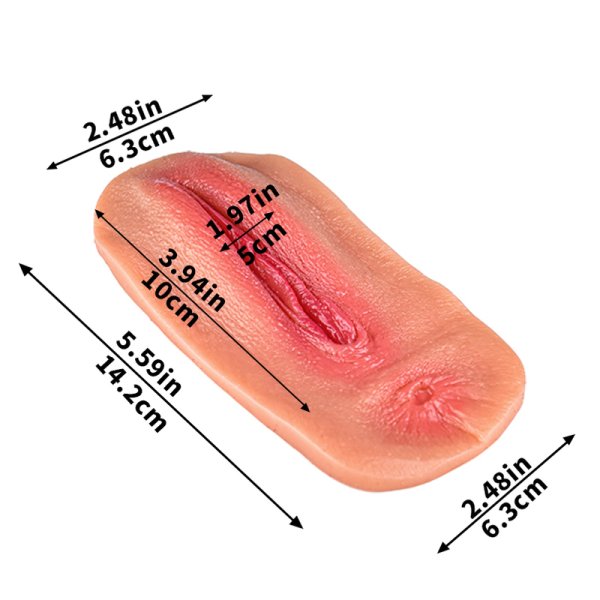 (image for) Realistic Cosplay Silicone Fake Vagina Pad - D