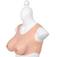 (image for) Round Collar Crossdresser Breast Forms - Cotton