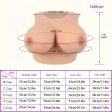 (image for) Round Collar Crossdresser Breast Forms - Cotton
