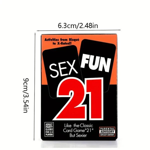 (image for) Sexy Fun 21 Card Game Kit
