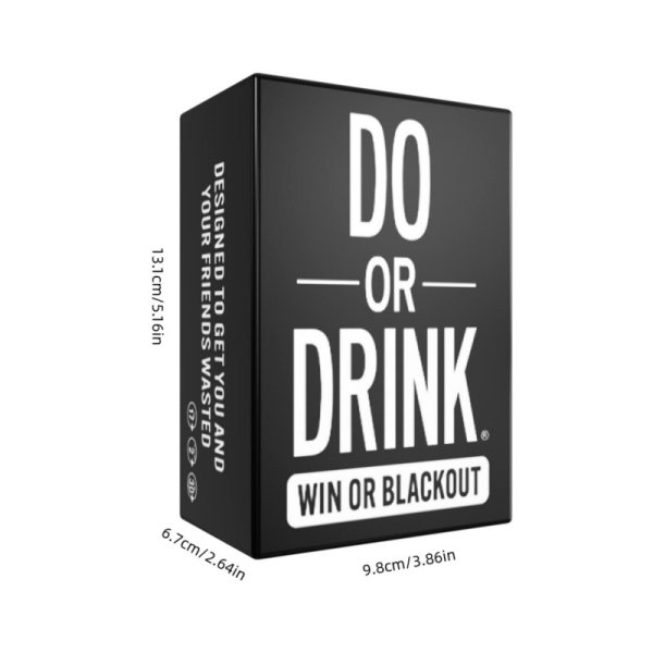 (image for) Do or Drink Win or Blackout Card Game