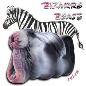 Bizzarre Beast Zebra Fake Pussy