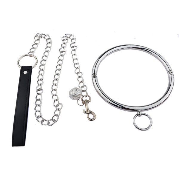 (image for) Stainless Steel Bandage Collar and Leash Set