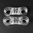 (image for) Acrylic Glass Finger Cuff Ratchet Clasp