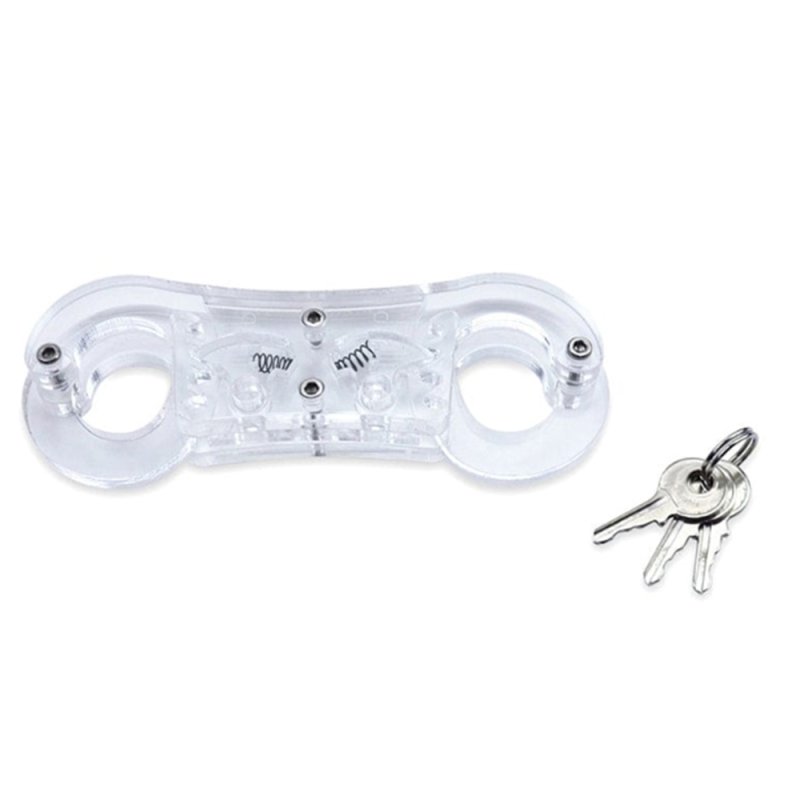 (image for) Acrylic Glass Finger Cuff Ratchet Clasp
