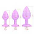 (image for) Diamond Pattern Steel Anal Plug