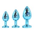 (image for) Diamond Pattern Steel Anal Plug