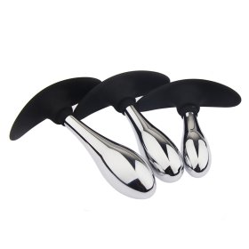 Detachable Silicone Anchor Metal Butt Plug