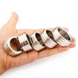 (image for) Heavy Duty Stainless Steel Cock Ring - 2 Ring