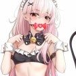 (image for) Bow Open Mouth Heart Gag