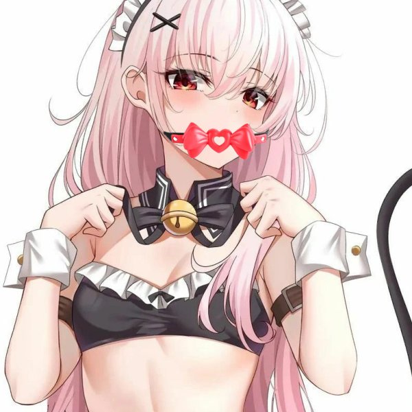(image for) Bow Open Mouth Heart Gag