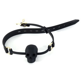 Silicone Human Skull Mouth Gag