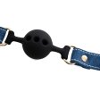 (image for) Denim Strap With Silicone Mouth Ball
