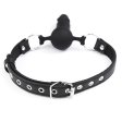 (image for) Leather Strap Fantasy Gag - Dildo