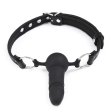 (image for) Leather Strap Fantasy Gag - Dildo