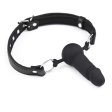 (image for) Leather Strap Fantasy Gag - Dildo