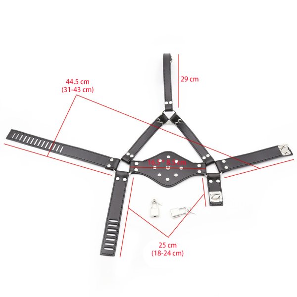 (image for) Human Ashtray Penis Gag Harness