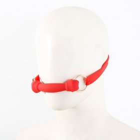 Silicone Bone Gag with Silicone Strap