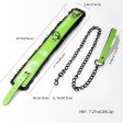 (image for) Green Leather Plush Lining Collar