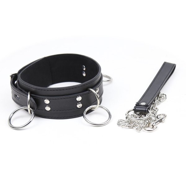 (image for) Fetish 3 Ring Slave Collar