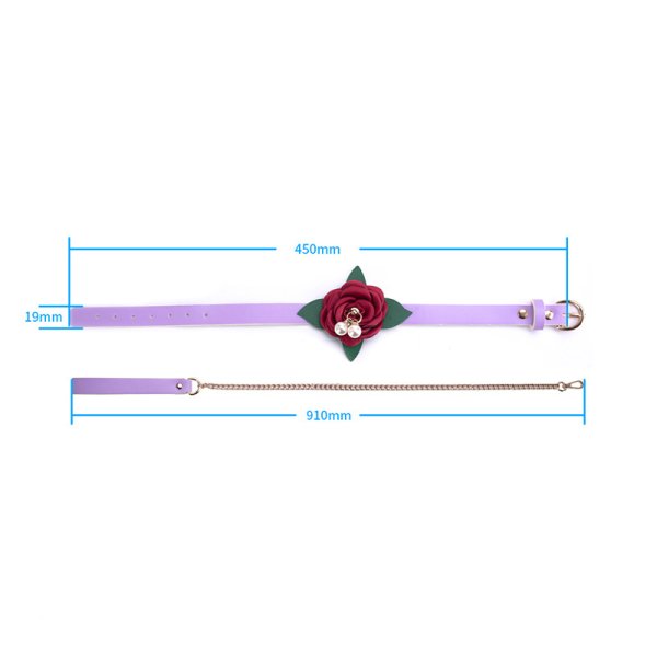 (image for) Flower Neck Collar With Pull Ring