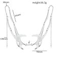 (image for) Gothic Mecha Ornament Face Earrings