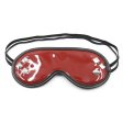 (image for) Red Wet Look Studded Eye Mask Blindfold