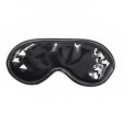 (image for) Red Wet Look Studded Eye Mask Blindfold