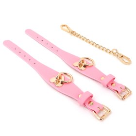 Barbie Pink Leather HandCuffs