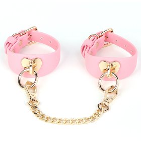 Barbie Pink Leather HandCuffs