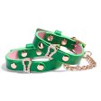(image for) Green Leather Wrap Bracelet