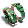 (image for) Green Leather Wrap Bracelet