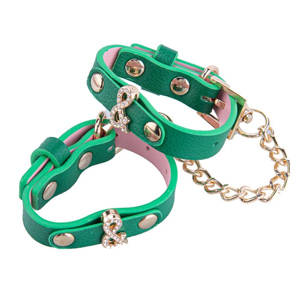 (image for) Green Leather Wrap Bracelet