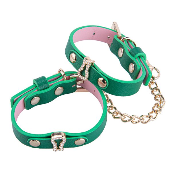 (image for) Green Leather Wrap Bracelet