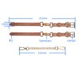 (image for) Bamboo Leather Wrist Cuffs