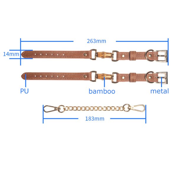 (image for) Bamboo Leather Wrist Cuffs