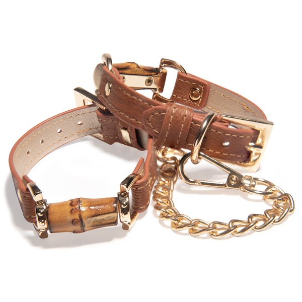 (image for) Bamboo Leather Wrist Cuffs