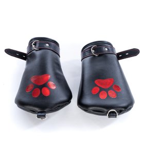 Dog Paw Crawl Glove Mittens With Ring