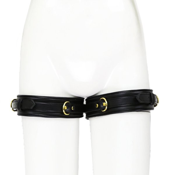 (image for) Leather Erotic Thigh Cuffs