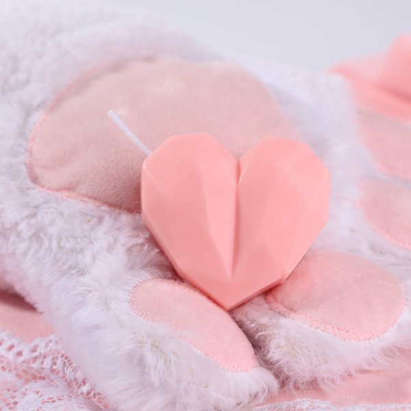 (image for) Heart Shape Low Temperature Candles