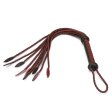 (image for) Premium Leather Cat O' Nine Tails Whip - 60cm