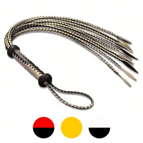Premium Leather Cat O' Nine Tails Whip - 60cm